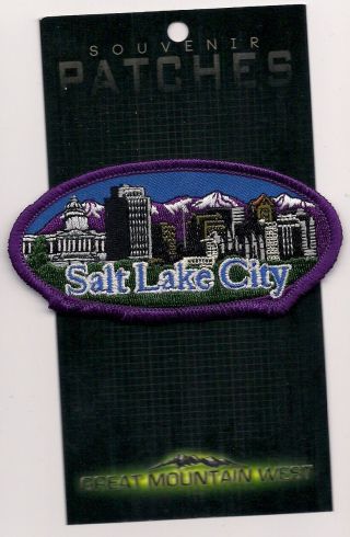 Salt Lake City Utah Souvenir Patch