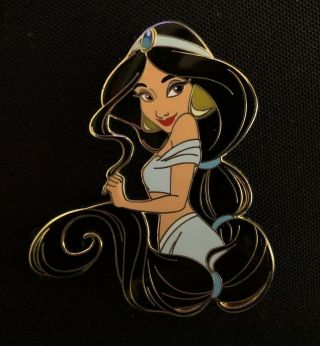 Disney Jasmine Hair Goals Fantasy Pin Aladdin Jafar Princess Rajah Abu Le60