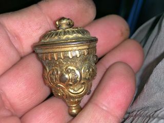 Victorian Sewing Chatelaine Thimble Holder Case
