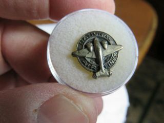 National Airlines Employee Service Pin (hallmarked Lgb Sterling)