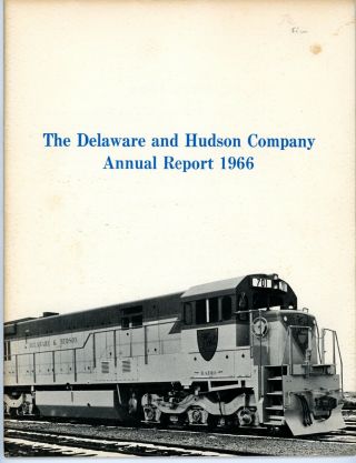 D&h - Delaware & Hudson - 1966 Annual Report,