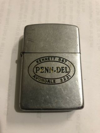 Vintage Advertising Zippo Lighter Pat.  2517191/2032695 And A 1981 Zippo
