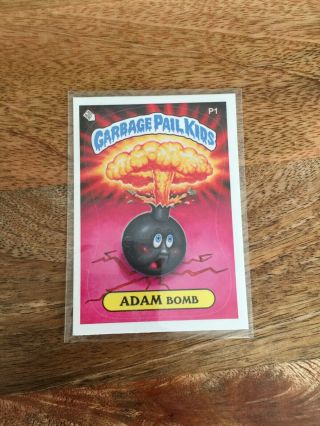 Garbage Pail Kids The Hundreds Adam Bomb Fan Art Promo P1 Rare Card Not Topps