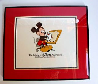 The Magic Of Disney Animation Series Cel Mickey Mouse