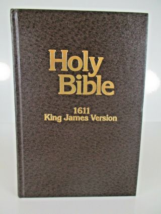 Holy Bible 1611 King James Version Hardcover Nelson 1982 F15