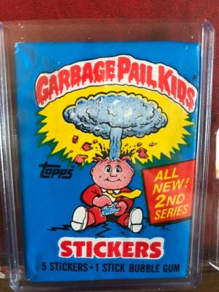 1985 Garbage Pail Kids Usa 2nd Series 1 Pack 5 Of 6