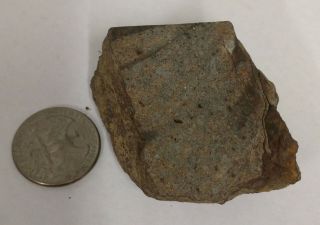 Cut 136 Gram Unclassified Nwa Meteorite (g7133)