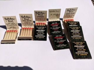 Vintage Holiday Inn Matchbooks Including Joplin Once Owned By Mickey Mantle