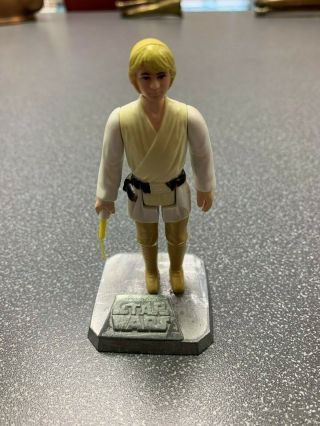 Star Wars 1977 Vintage Luke Skywalker W/retractable Lightsaber (12) Af