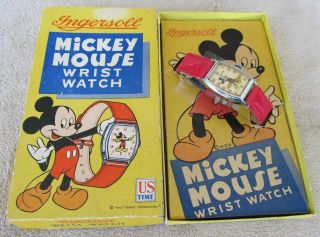 Mickey Mouse 1947 Ingersoll / Us Time Character Watch