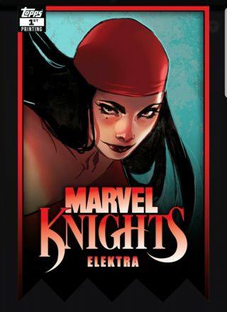 Topps Digital Marvel Collect Marvel Knights Elektra 1st Edition