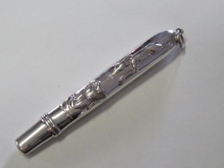Hare/rabbit Sterling Silver Needle Case - (last Ones)