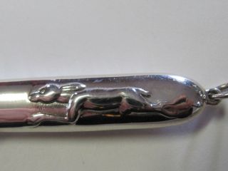 HARE/RABBIT STERLING SILVER NEEDLE CASE - (LAST ONES) 2