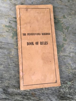 1949 Pennsylvania Railroad Operating & Signal Interlocking Rules Book