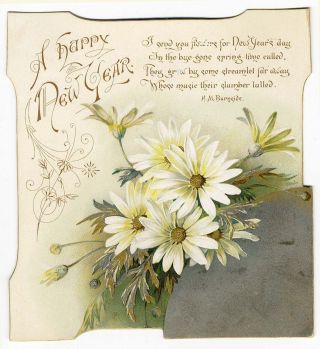 Year Victorian Card 1880 