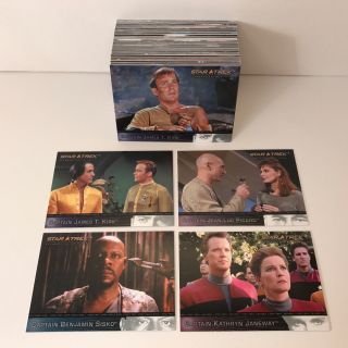 Star Trek: Celebrating 40 Years Complete Card Set W/ Tos,  Tng & All Spinoffs