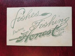 DUKE 1888 N108 cigarette tobacco card FISHES FISHING - GOLDEN CARP GRAYLING 2
