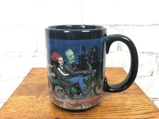 Harley Davidson Halloween Biker Ceramic Coffee Mug Cup 14oz