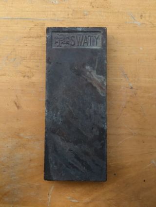 Pike American Swaty Razor Hone Vintage Sharpening Stone
