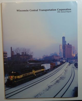 Wisconsin Central Railroad 1994 Annual Report