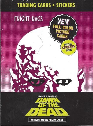 GEORGE A.  ROMERO ' S DAWN OF THE DEAD TRADING CARD RETRO STYLE PACK.  SKETCH? 2