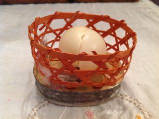 Vintage Easter Squeak Box Chic Hatches Spun Cotton Chic Japan