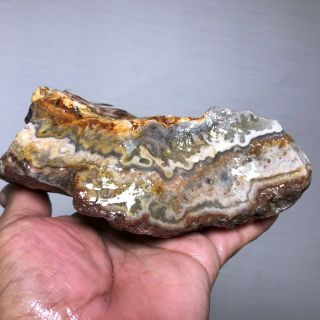 Aaa Top Quality Crazy Lace Agate 2.  5 Lbs From Brazil