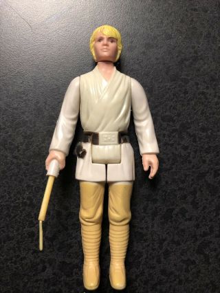 Star Wars Luke Skywalker Action Figure W/lightsaber Vintage 1977