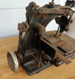 Vintage Frederick Osann Company Industrial Sewing Machine 6