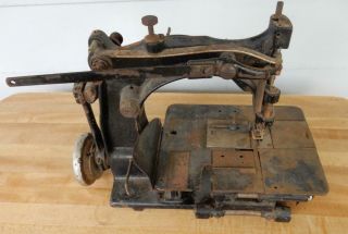 Vintage Frederick Osann Company Industrial Sewing Machine 7