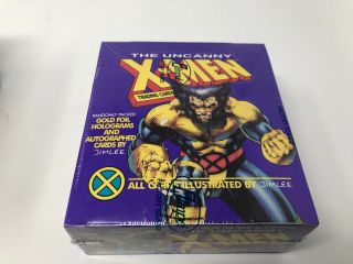 1992 Impel Uncanny X - Men Series I Factory Trading Card Box Jim Lee