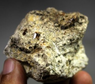 159 Grams Very Extreme Rare Monazite Specimen From Zagi Mountains Fata Pakistan