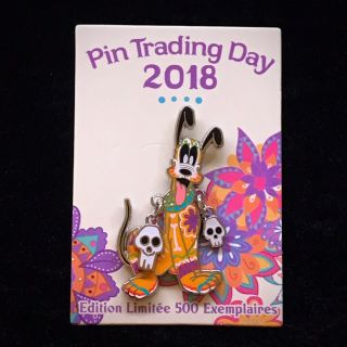 Le Dlp Pluto Coco Mexico Dia De Los Muerto Halloween Disney Pin Trading Day 2018