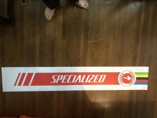 Specialized Bicycle Banner " Unconditional Guarantee " 72 " X 12 "