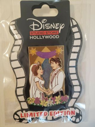 Disney Studio Dssh Dsf Rapunzel Flynn Tangled Wedding Pin Le 300 In Hand