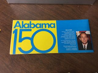 1969 Alabama Official Highway Map Albert Brewer