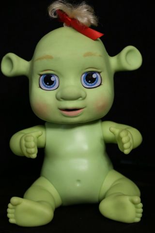 Shrek Baby Girl Animated Toy Doll W/ Sound 2007 Mga