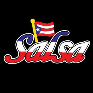 Puerto Rico Car Decal Sticker Salsa With Flag 61