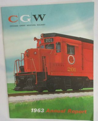 Chicago Great Western Railway 1963 Annual Report