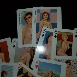 Vintage Royal adult nude playing cards models of the 60s 3
