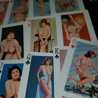 Vintage Royal adult nude playing cards models of the 60s 5
