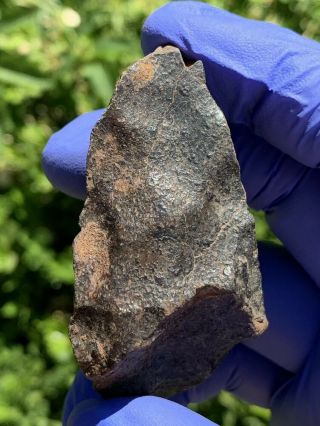 Meteorite Nwa,  Unclassified 75.  28 Grams,  Fusion Crust