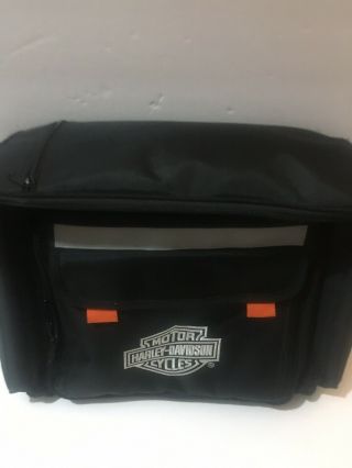 Harley Davidson Insulated Cooler Travel Biking Bag With Picnic Set