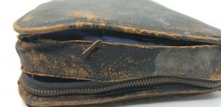 Vintage Leather Travel Grooming Kit 5