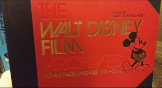 Taschen The Walt Disney Film Archives: The Animated Movies 1921 - 1968 Book