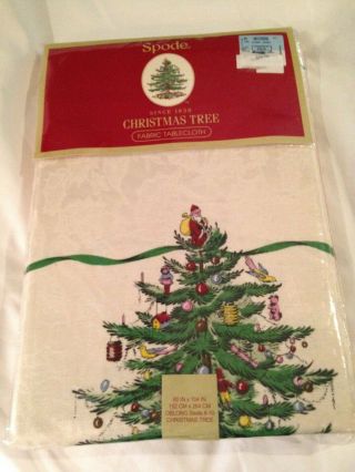 Nip,  Nos,  Spode Christmas Tree 60 X 104 Oblong Table Cloth