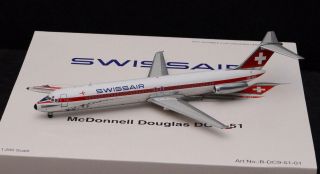 B Models X Inflight 200 Swissair Douglas Dc - 9 - 51 Hb - Ist - Polished -