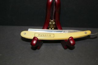 Vintage G H Weyer Kansas City Mo Panama Straight Razor Made In Germany W/box