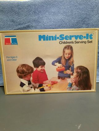 Tupperware Toys Mini Serve It Children 