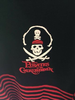Walt Disney World Pirates Of The Caribbean Spirit Jersey Pullover Top Sweatshirt 2